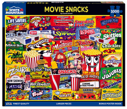 White Mountain Puzzles - Movie Snacks
