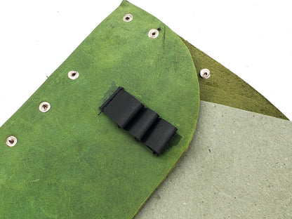 Old School Dice: Adventure Journal 7x5 - Light Green Leather