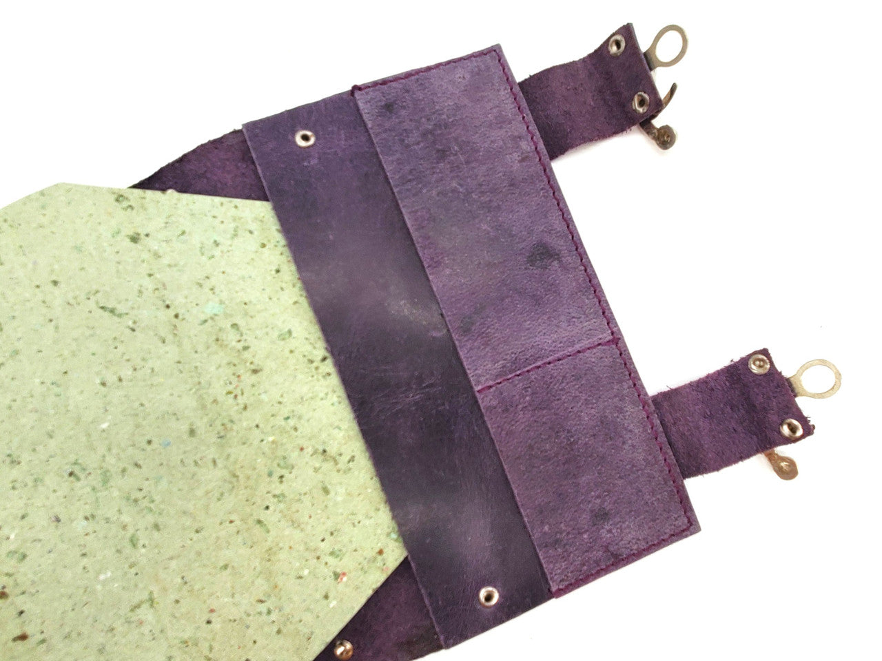 Old School Dice: Adventure Journal 7x5 - Purple Leather