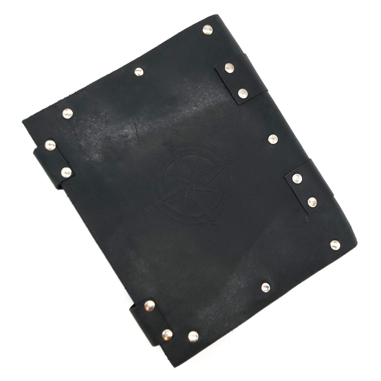 Old School Dice: Adventure Journal 8x6 - Black Leather