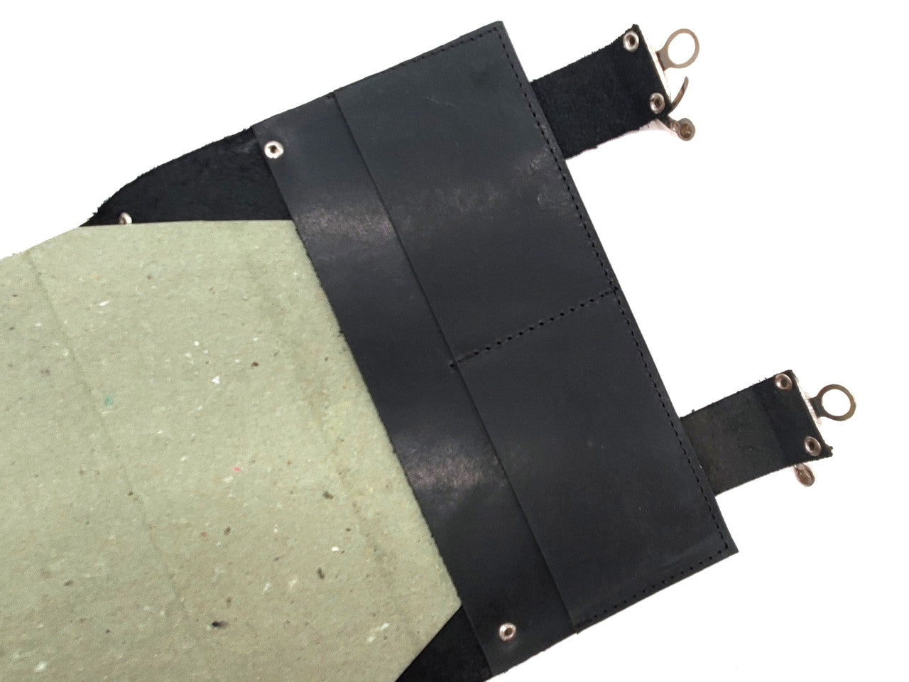 Old School Dice: Adventure Journal 8x6 - Black Leather