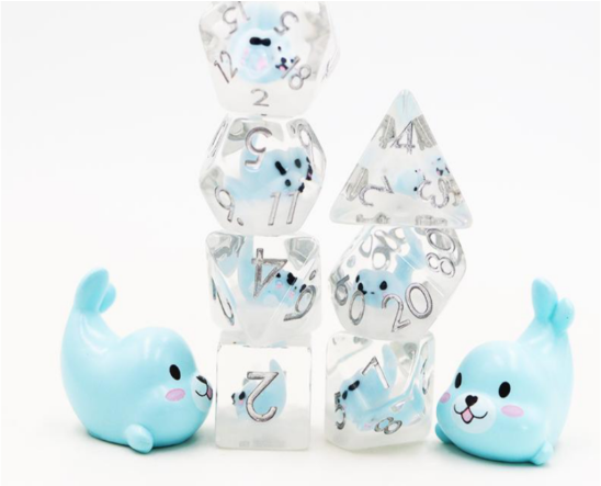 Foam Brain - Blue Seal RPG Dice Set