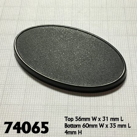 BaseBoss, 60x35mm Oval Gaming Bases