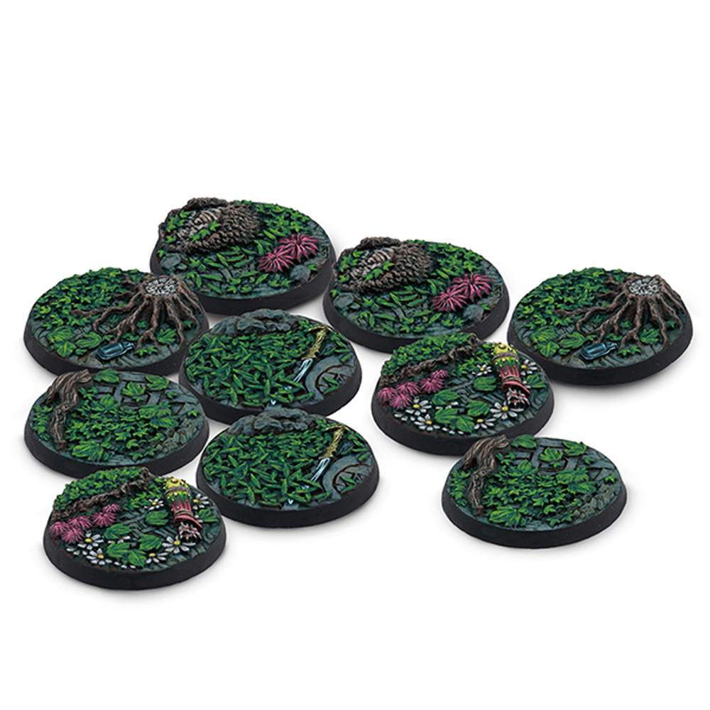 Warcrow: 30mm Syenann Scenery Bases Alpha Series