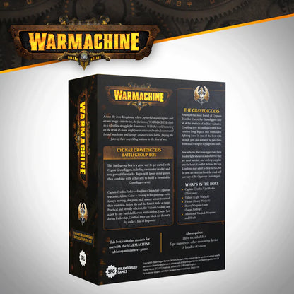 Warmachine: Cygnar Gravediggers Battlegroup Box