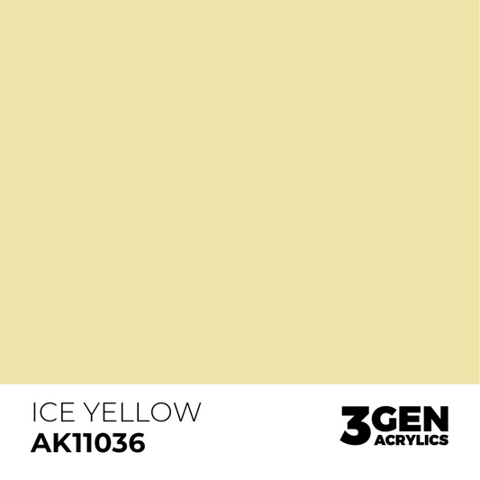 AK Interactive 3G Acrylic Paint: Ice Yellow - Standard