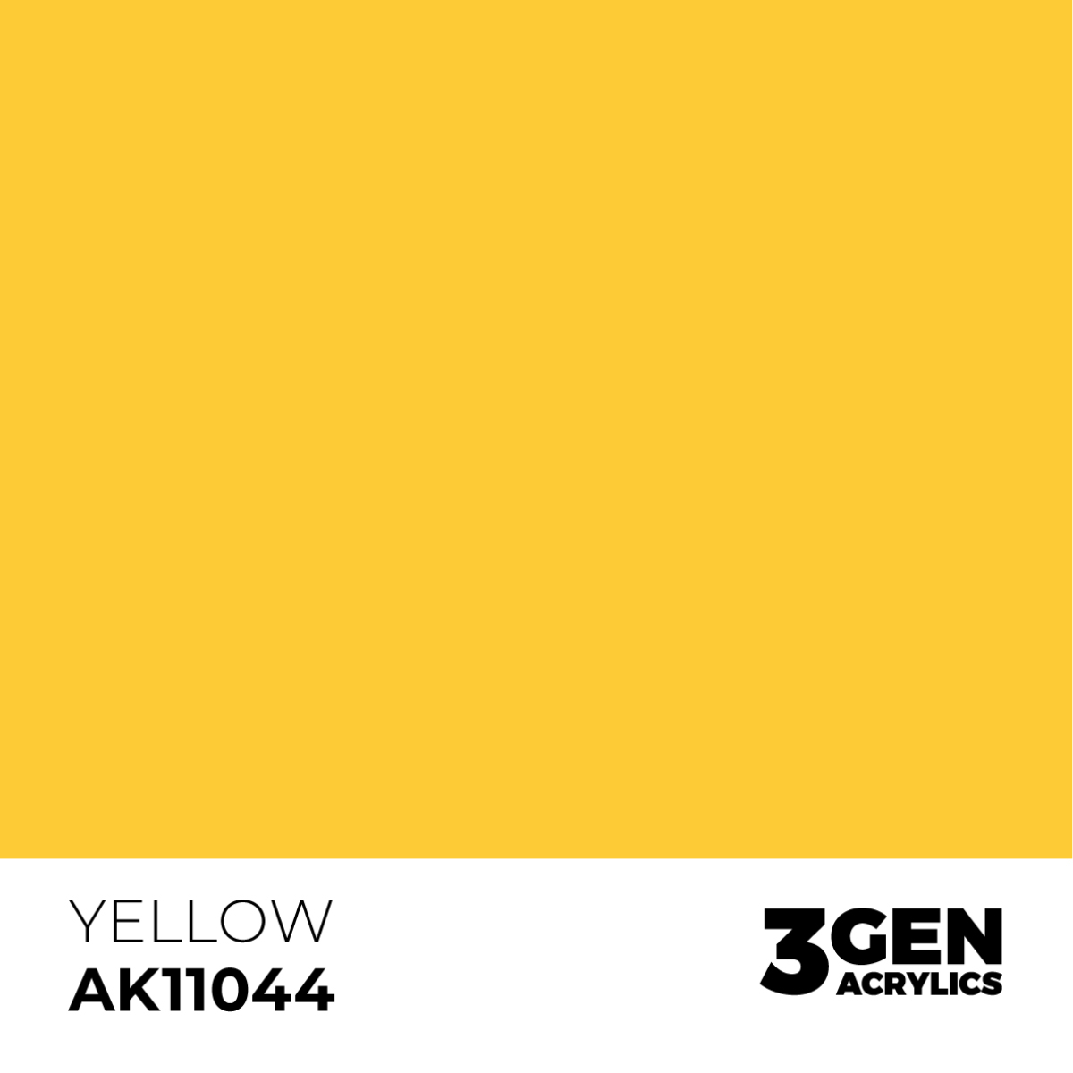 AK Interactive 3G Acrylic Paint: Yellow - Standard
