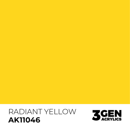AK Interactive 3G Acrylic Paint: Radiant Yellow - Standard