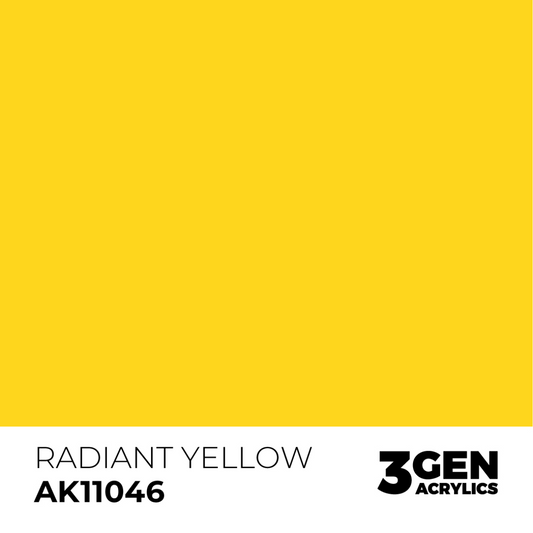 AK Interactive 3G Acrylic Paint: Radiant Yellow - Standard