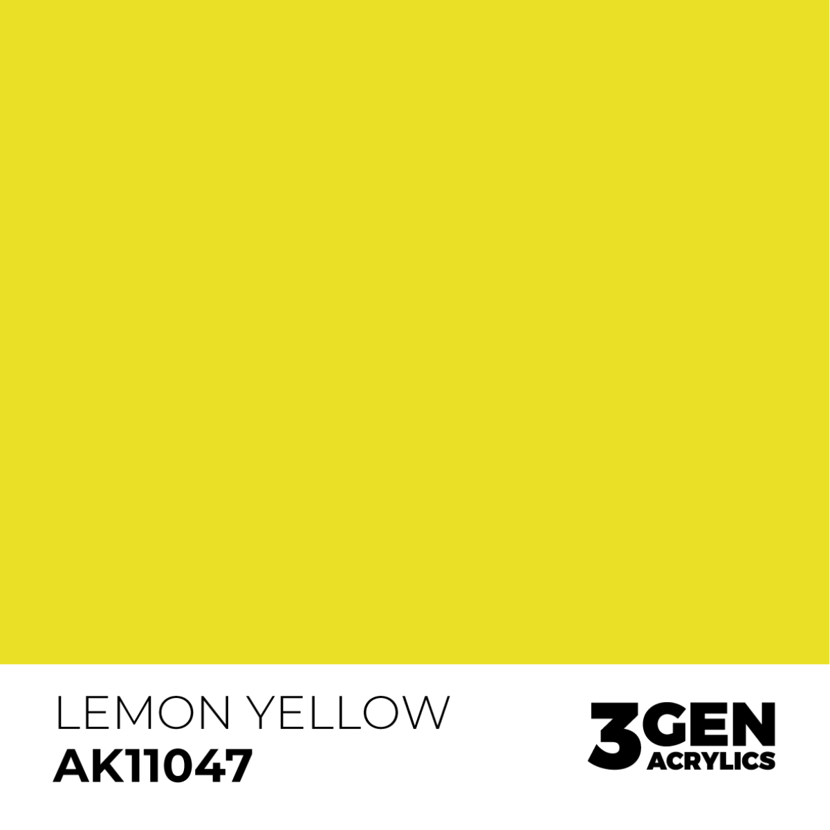 AK Interactive 3G Acrylic Paint: Lemon Yellow - Standard