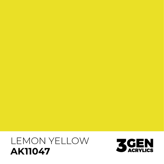 AK Interactive 3G Acrylic Paint: Lemon Yellow - Standard