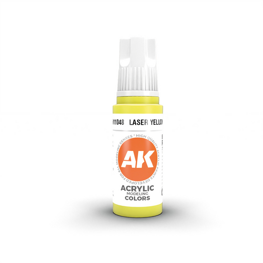AK Interactive 3G Acrylic Paint: Laser Yellow - Standard
