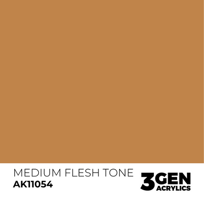 AK Interactive 3G Acrylic Paint: Medium Flesh Tone - Standard