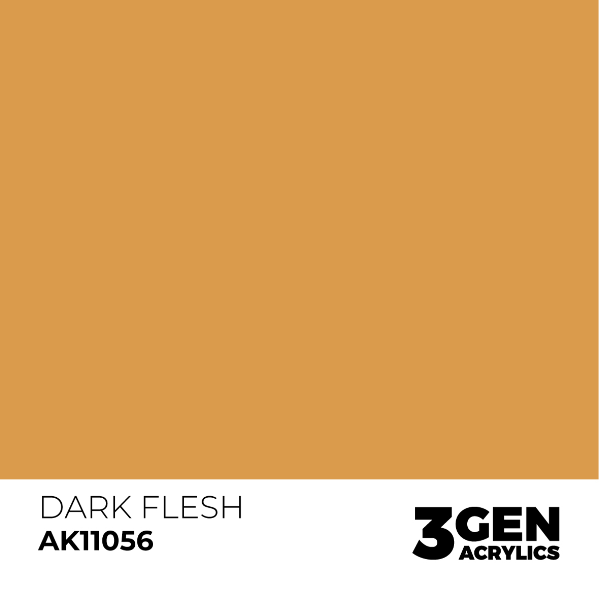AK Interactive 3G Acrylic Paint: Dark Flesh- Standard