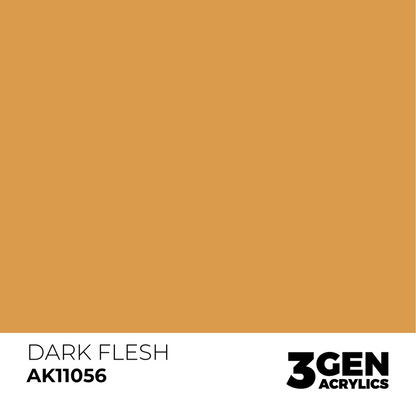 AK Interactive 3G Acrylic Paint: Dark Flesh- Standard