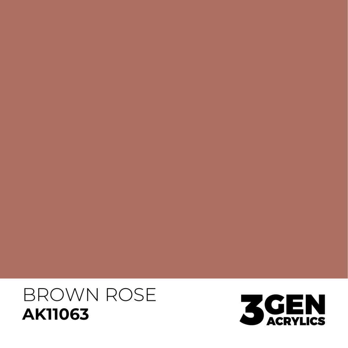 AK Interactive 3G Acrylic Paint: Brown Rose - Standard