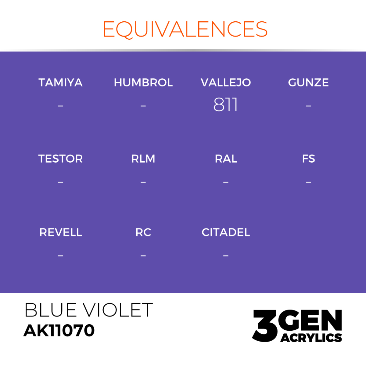 AK Interactive 3G Acrylic Paint: Blue Violet - Standard
