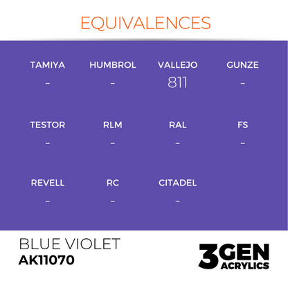 AK Interactive 3G Acrylic Paint: Blue Violet - Standard