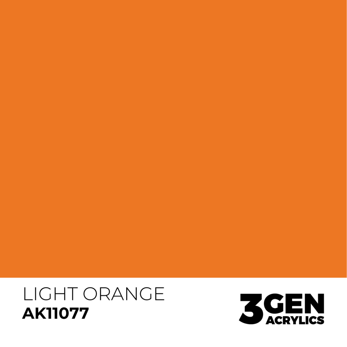 AK Interactive 3G Acrylic Paint: Light Orange - Standard