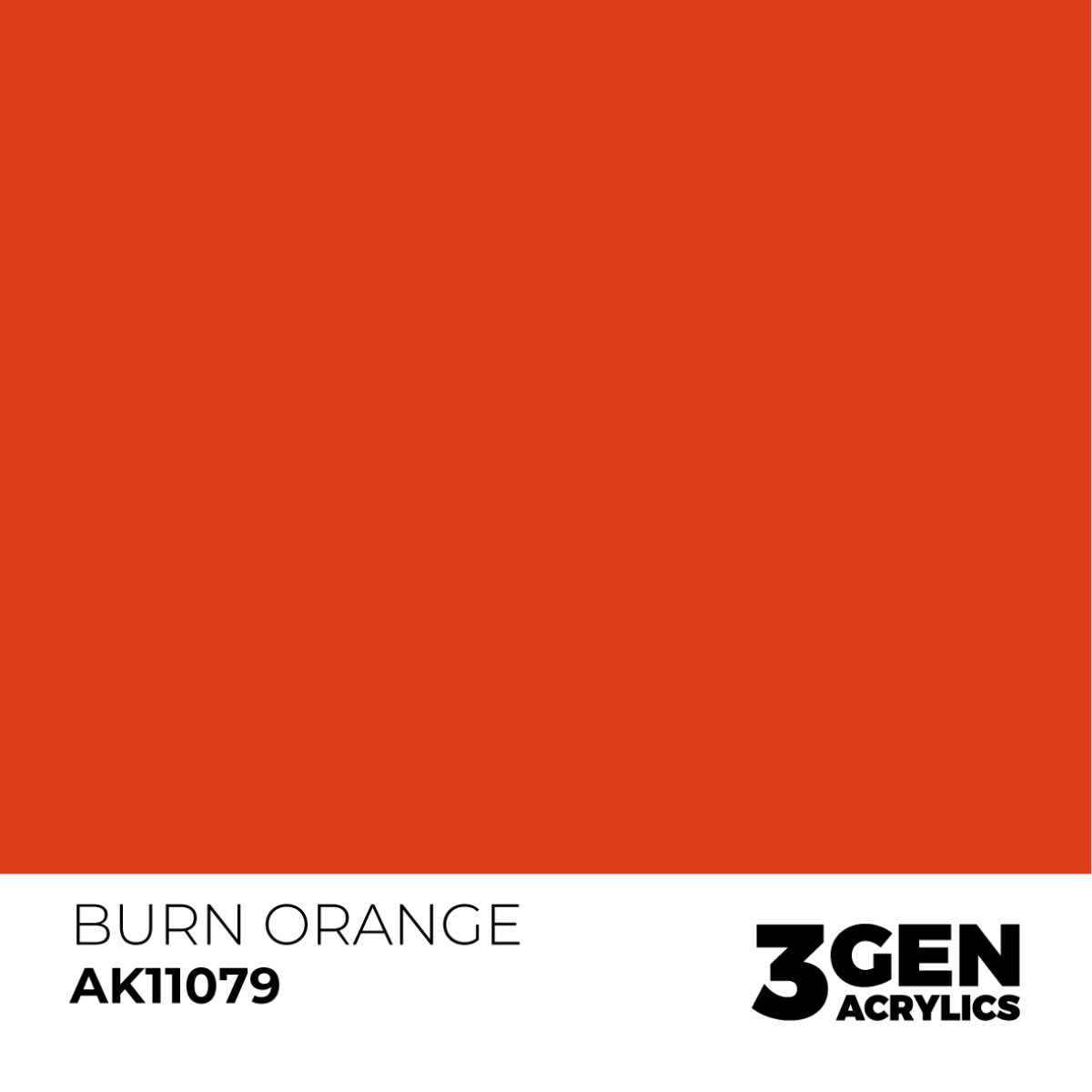 AK Interactive 3G Acrylic Paint: Burn Orange - Standard