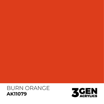 AK Interactive 3G Acrylic Paint: Burn Orange - Standard