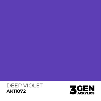 AK Interactive 3G Acrylic Paint: Deep Violet - Intense