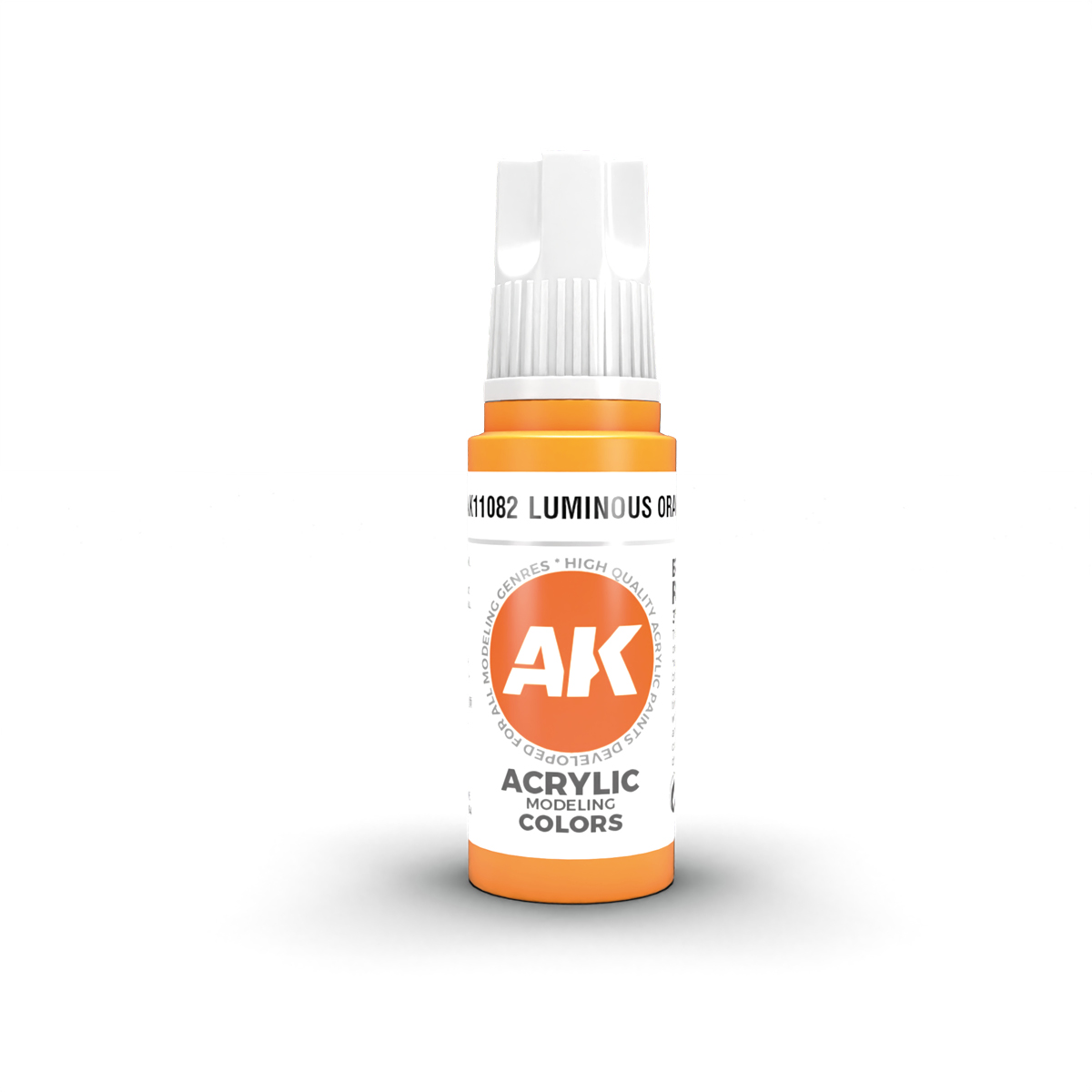 AK Interactive 3G Acrylic Paint: Luminous Orange  - Standard
