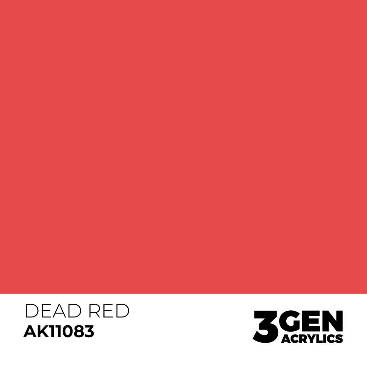 AK Interactive 3G Acrylic Paint: Dead Red - Standard