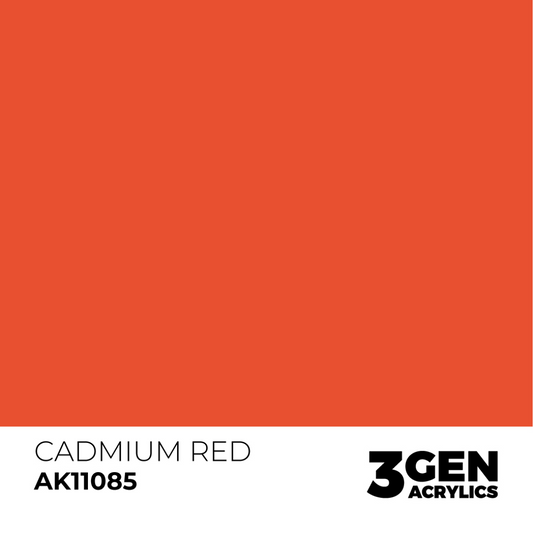 AK Interactive 3G Acrylic Paint: Cadmium Red - Standard