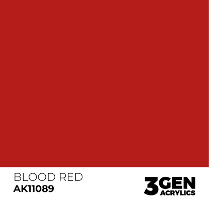 AK Interactive 3G Acrylic Paint: Blood Red - Standard