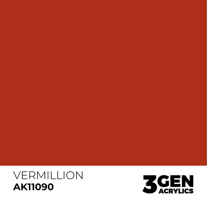 AK Interactive 3G Acrylic Paint: Vermillion - Standard