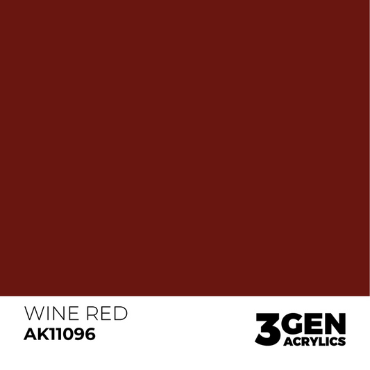 AK Interactive 3G Acrylic Paint: Wine Red - Standard