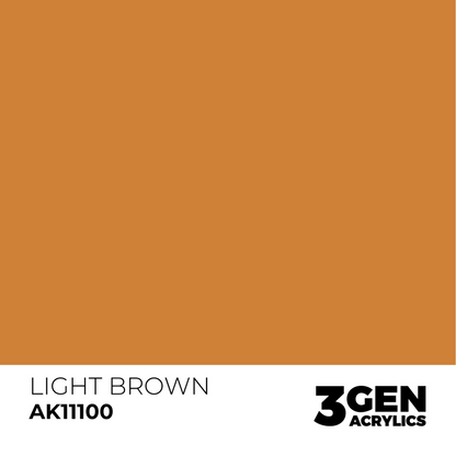 AK Interactive 3G Acrylic Paint: Light Brown - Standard