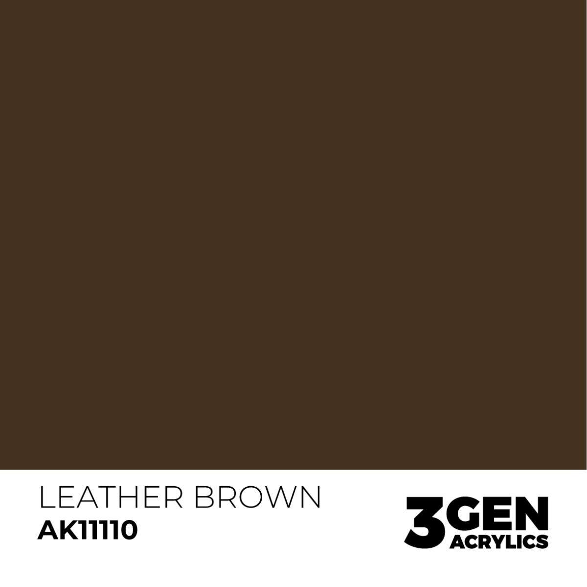 AK Interactive 3G Acrylic Paint: Leather Brown - Standard