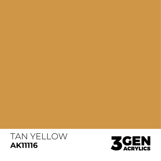 AK Interactive 3G Acrylic Paint: Tan Yellow - Standard