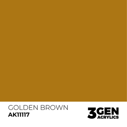 AK Interactive 3G Acrylic Paint: Golden Brown - Standard