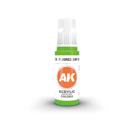 AK Interactive 3G Acrylic Paint: Fluorescent Green - Standard