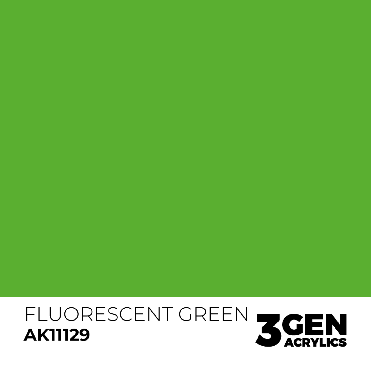 AK Interactive 3G Acrylic Paint: Fluorescent Green - Standard