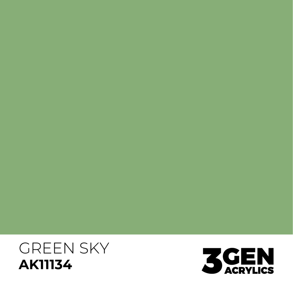 AK Interactive 3G Acrylic Paint: Green Sky - Standard