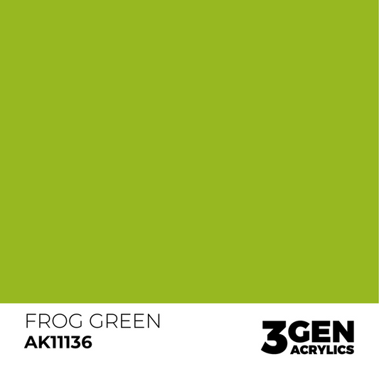 AK Interactive 3G Acrylic Paint: Frog Green - Standard