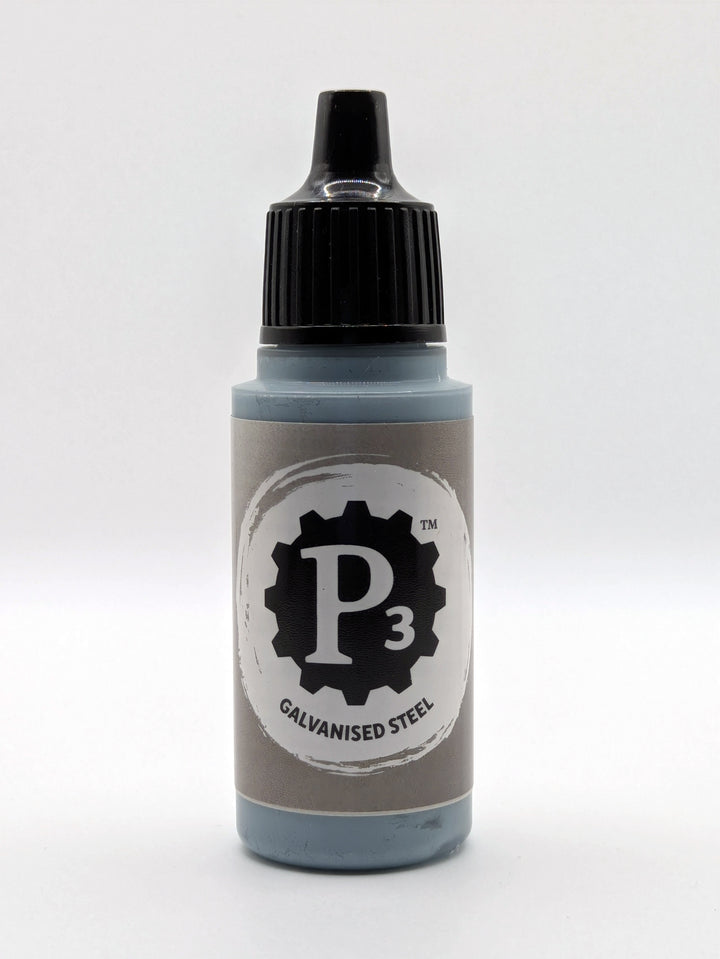 P3 Paint: Galvanised Steel ("Metallic-ish") (18ml) (N242) - 2025 Edition