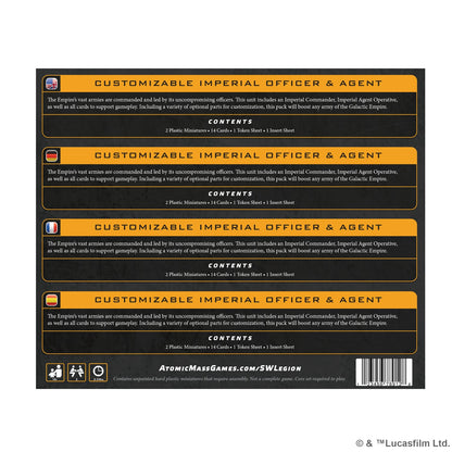 Star Wars Legion - Customizable Imperial Officer & Agent