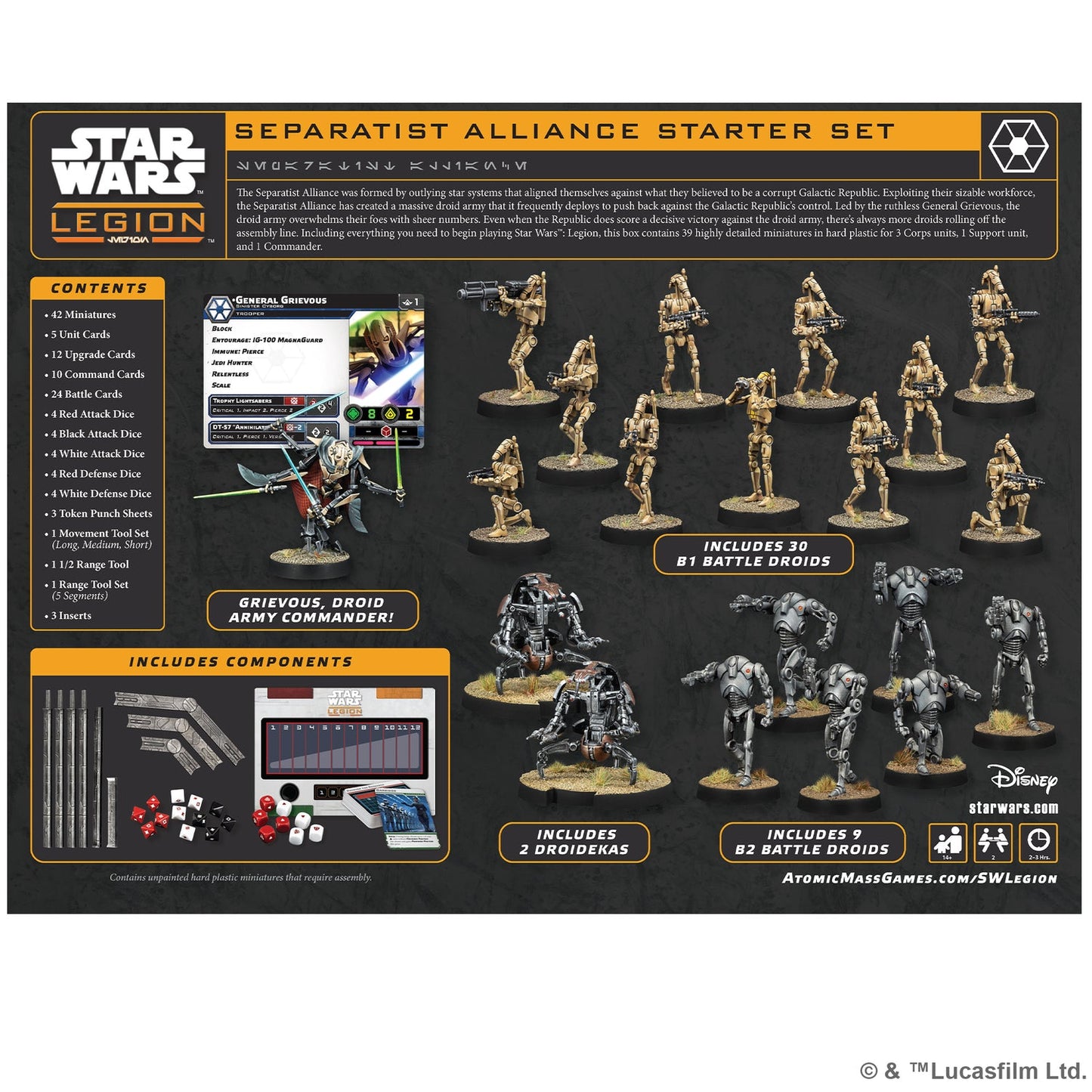 Star Wars Legion - Separatist Alliance Starter Set