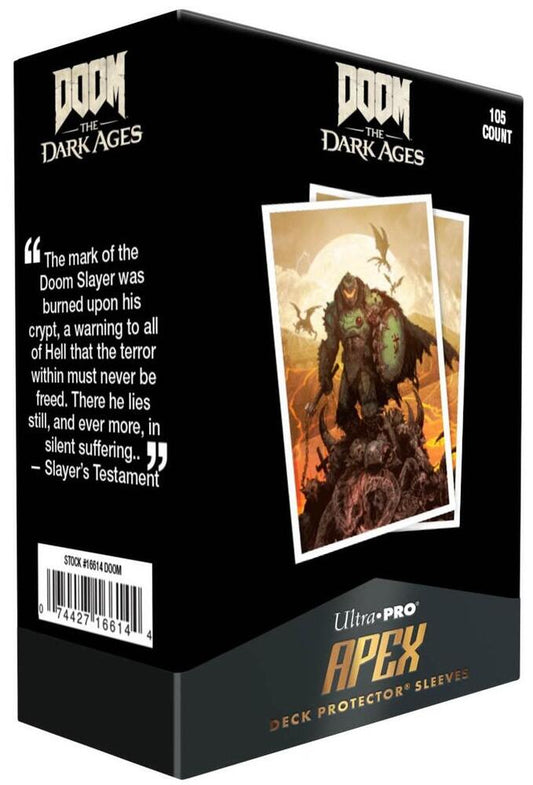 Doom: Wrath 105ct Apex Deck Protector Sleeves for Bethesda