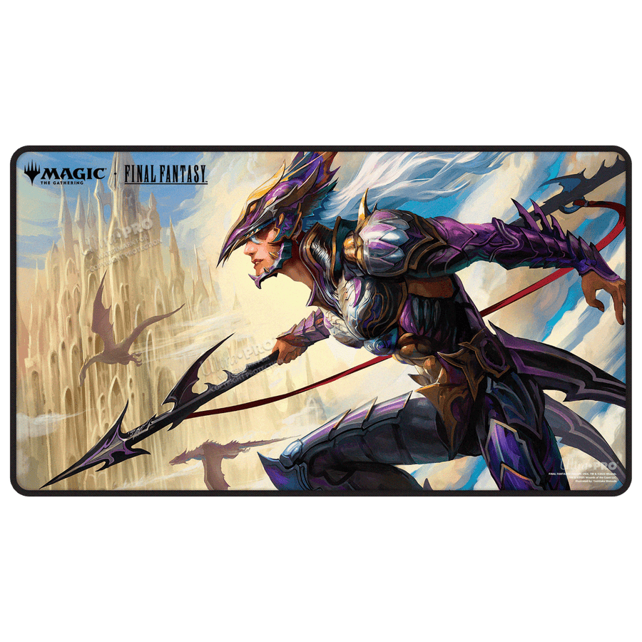 Magic: The Gathering®—FINAL FANTASY™ Kain, Traitorous Dragoon Black Stitched Playmat