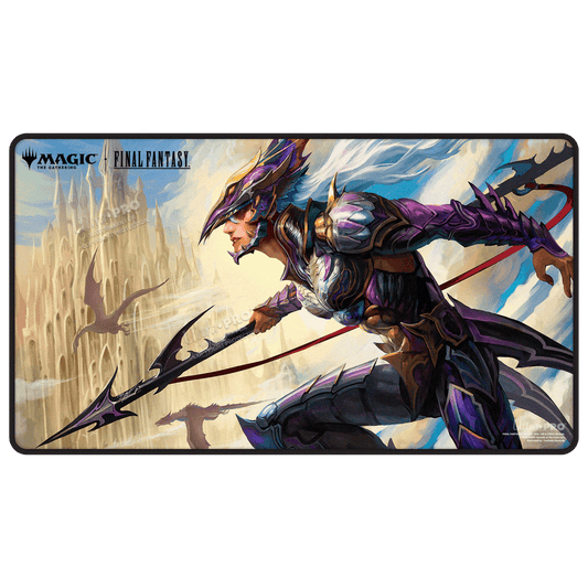 Magic: The Gathering®—FINAL FANTASY™ Kain, Traitorous Dragoon Black Stitched Playmat