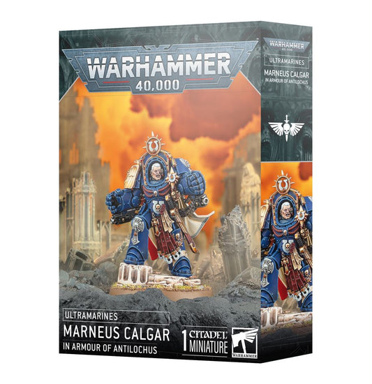 40K - Ultramarines, Marneus Calgar in Armour of Antilochus