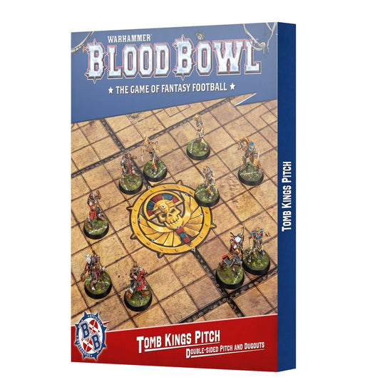 Blood Bowl - Tomb Kings Pitch: Double-sided Pitch and Dugouts Set