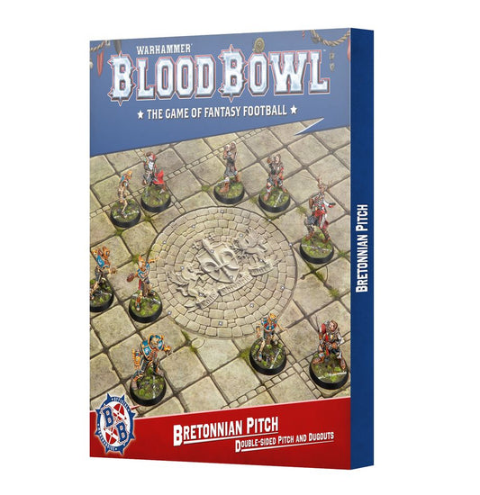 Blood Bowl - Bretonnian Pitch: Double-sided Pitch and Dugouts