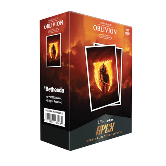 The Elder Scrolls IV: Oblivion Remastered 105ct Apex Deck Protector Sleeves for Bethesda